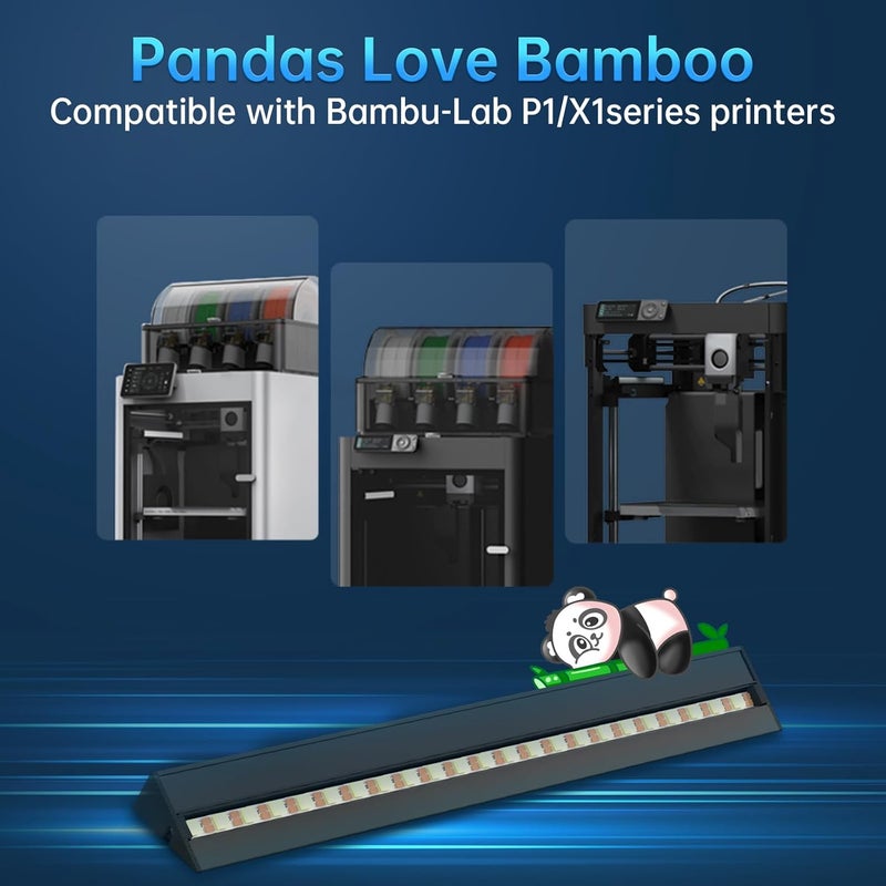 BigTreeTech BIQU Panda Lux for Bambu-Lab P1S P1P X1C X1E 3D Printers, LED Light Strip Upgrade Kit 5V 0.3A, Easy to Install - Image 4